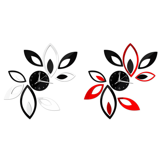 New Arrival Mirror Wall Sticker Creative DIY Clocks Home ...