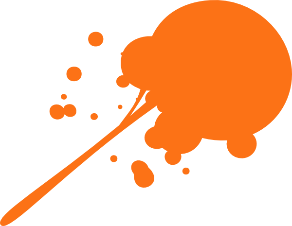 Orange Paint Clipart