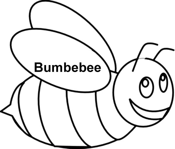 Bumble Bee Outline Page 1