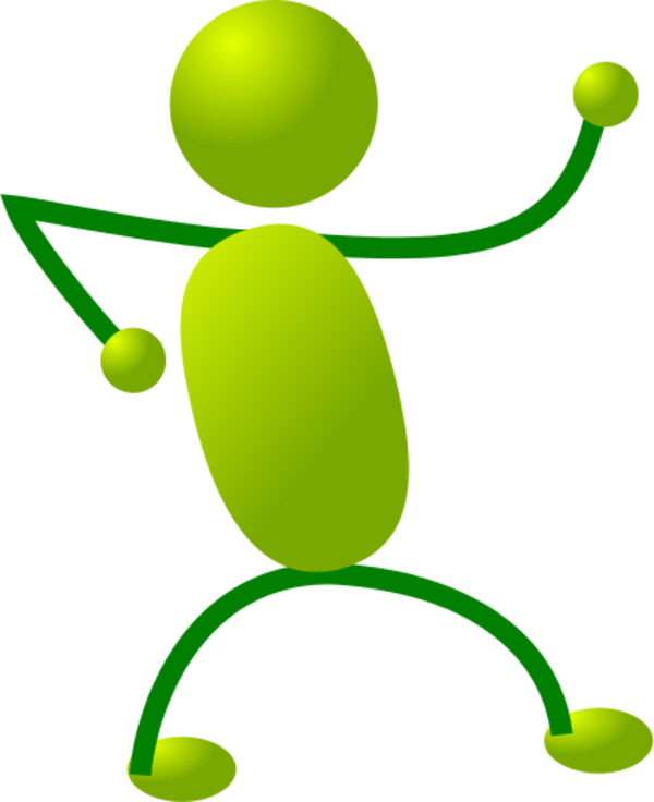 Stick People Dancing Clipart