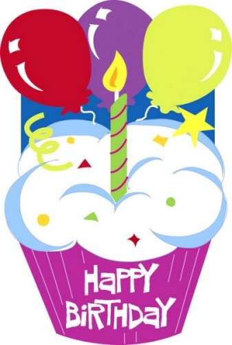 Birthday Cupcake Clipart - Tumundografico