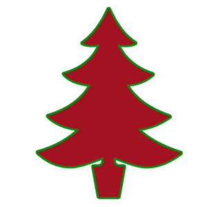 Pine Tree Outline Clipart - Free Clipart Images
