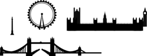 London Skyline Willy clip art - vector clip art online, royalty ...