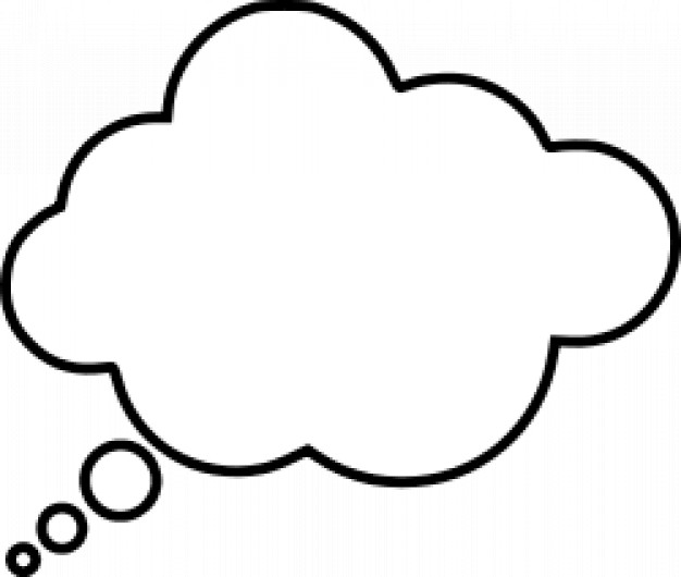 Cartoon thought bubble | Download free Vector