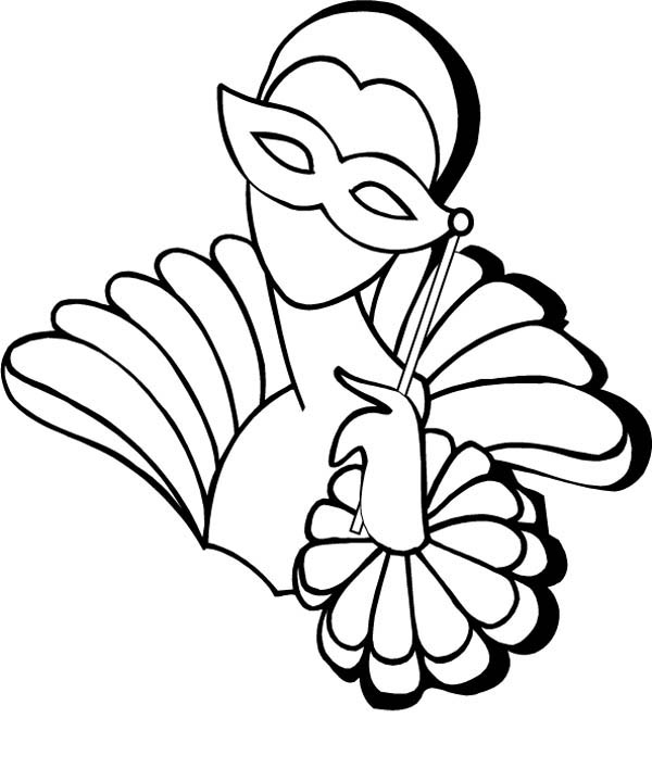 astronaut mask Colouring Pages