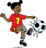 Futbolista Soccer Player clip art - vector clip art online ...