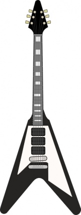 Flying V Guitar clip art - Download free Music vectors