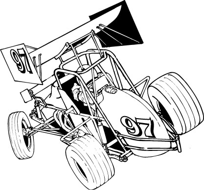 JRG Media - Sprint Car Clip Art