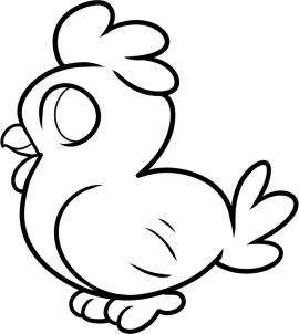 Animals - How to Draw a Chicken for Kids