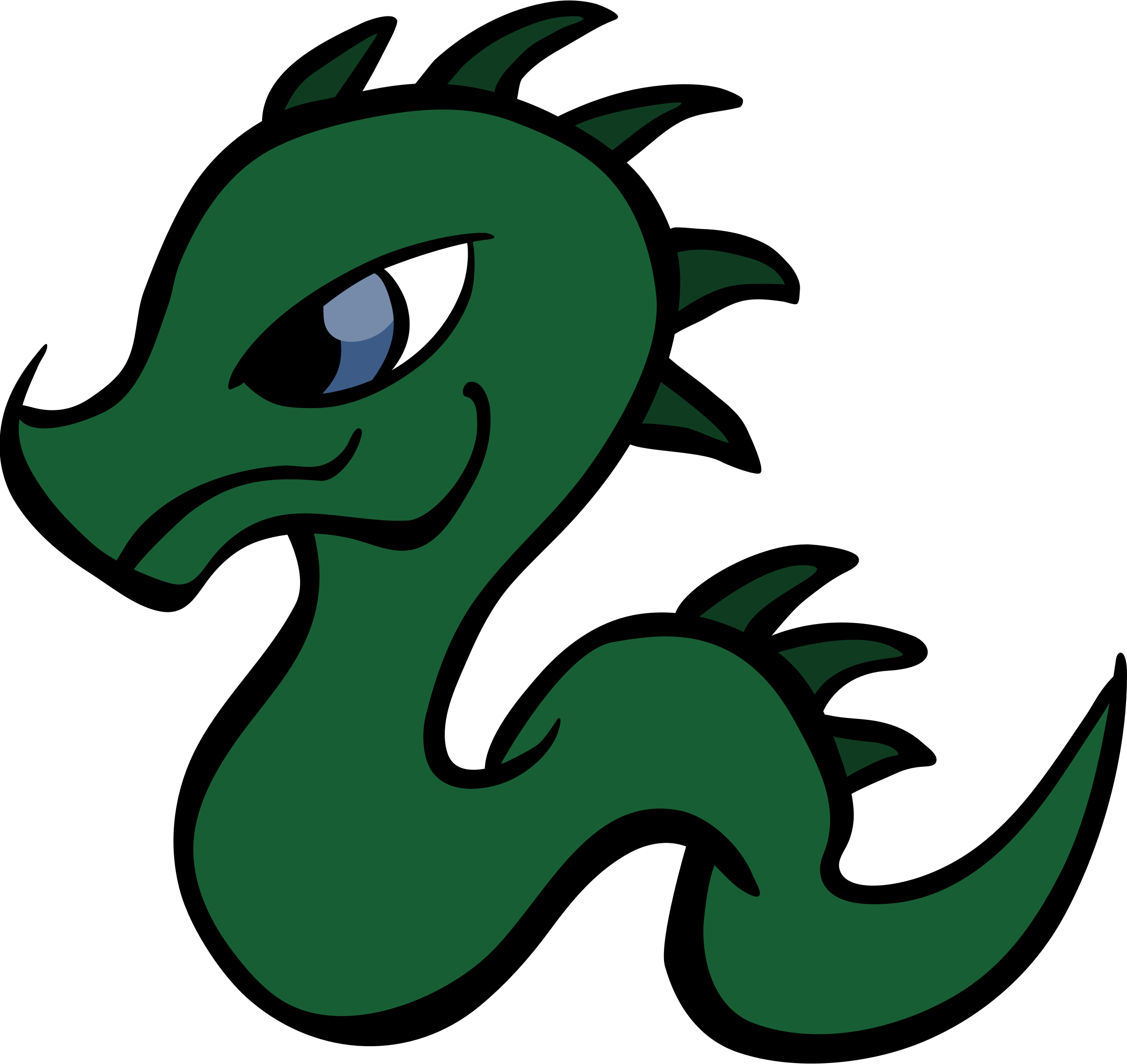 Clipart baby dragon