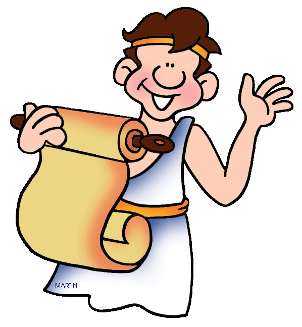 Athens boy clipart