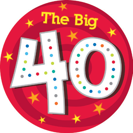 The big 40 clip art