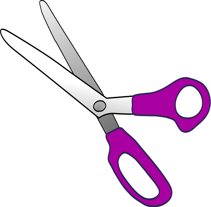 purple scissors