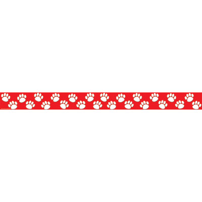 Pics For > Red Paw Print Border