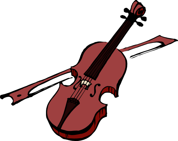 Cello Cartoon Clipart