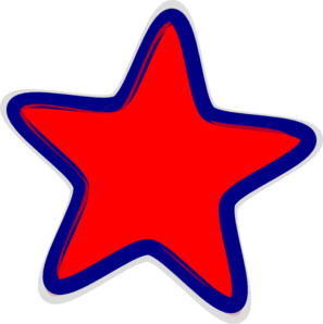 Red star clipart