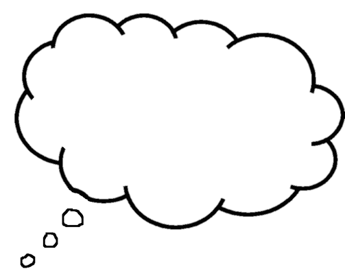 Printable thought bubbles clipart 2 - Clipartix