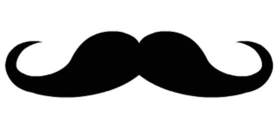 Free mustache clipart