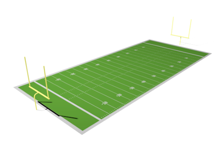 Free clipart football field