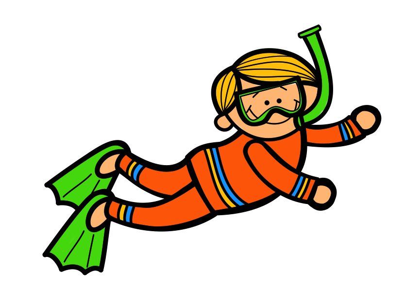 Clip Art Scuba Diver