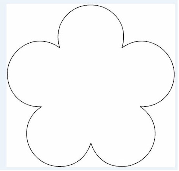 Best Photos of Printable Flower Petals Cut Out Template ...