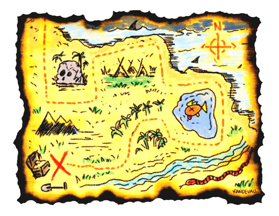 Treasure Map Royalty Free Stock Photography Image | World Map Region