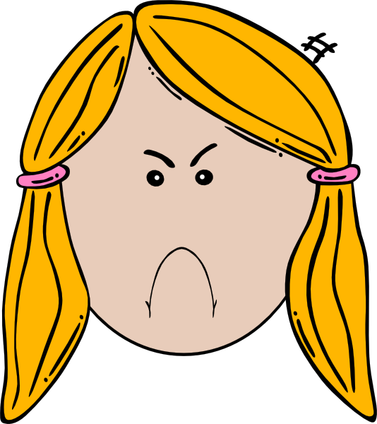 Cartoon Mad Face