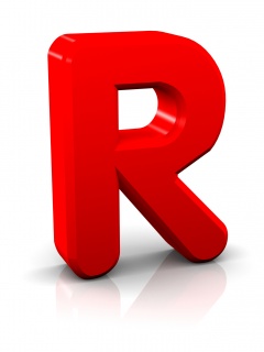 R Alphabet Wallpaper