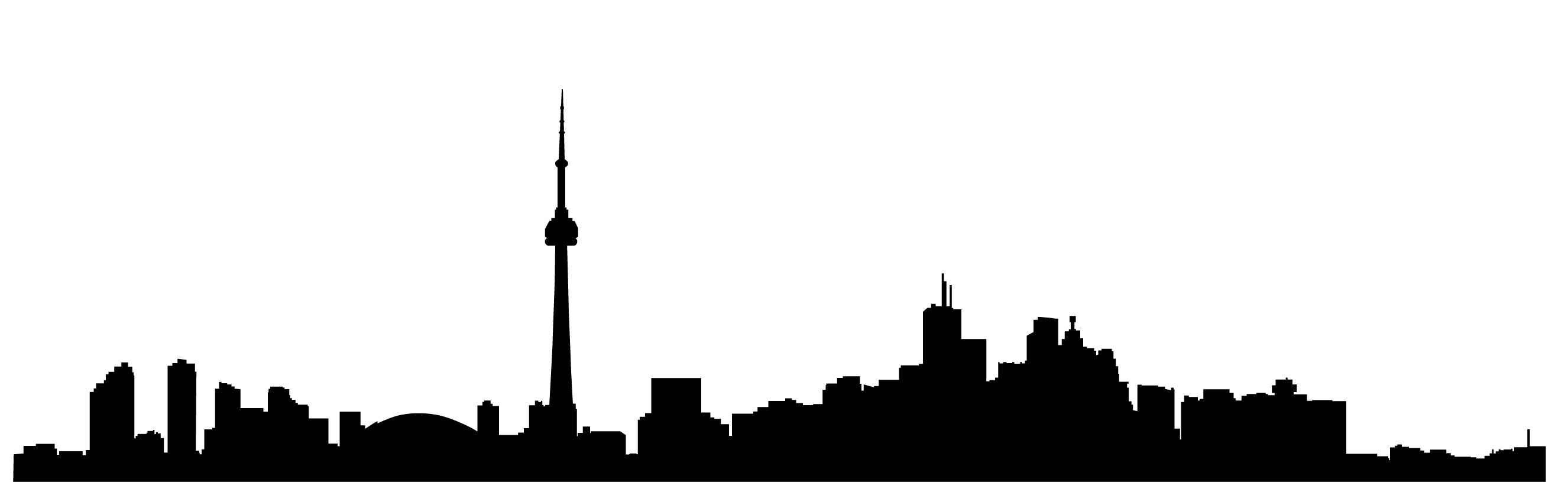 Toronto Skyline Silhouette