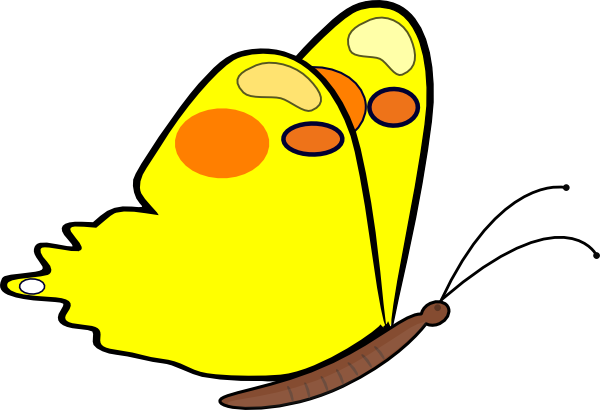 Flying Butterfly Clipart Images