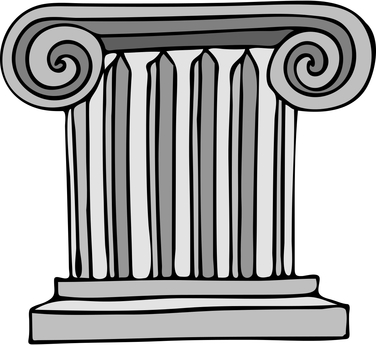 Greek pillar clip art