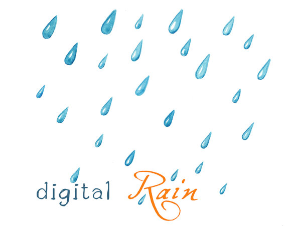 Raindrop rain drops clipart
