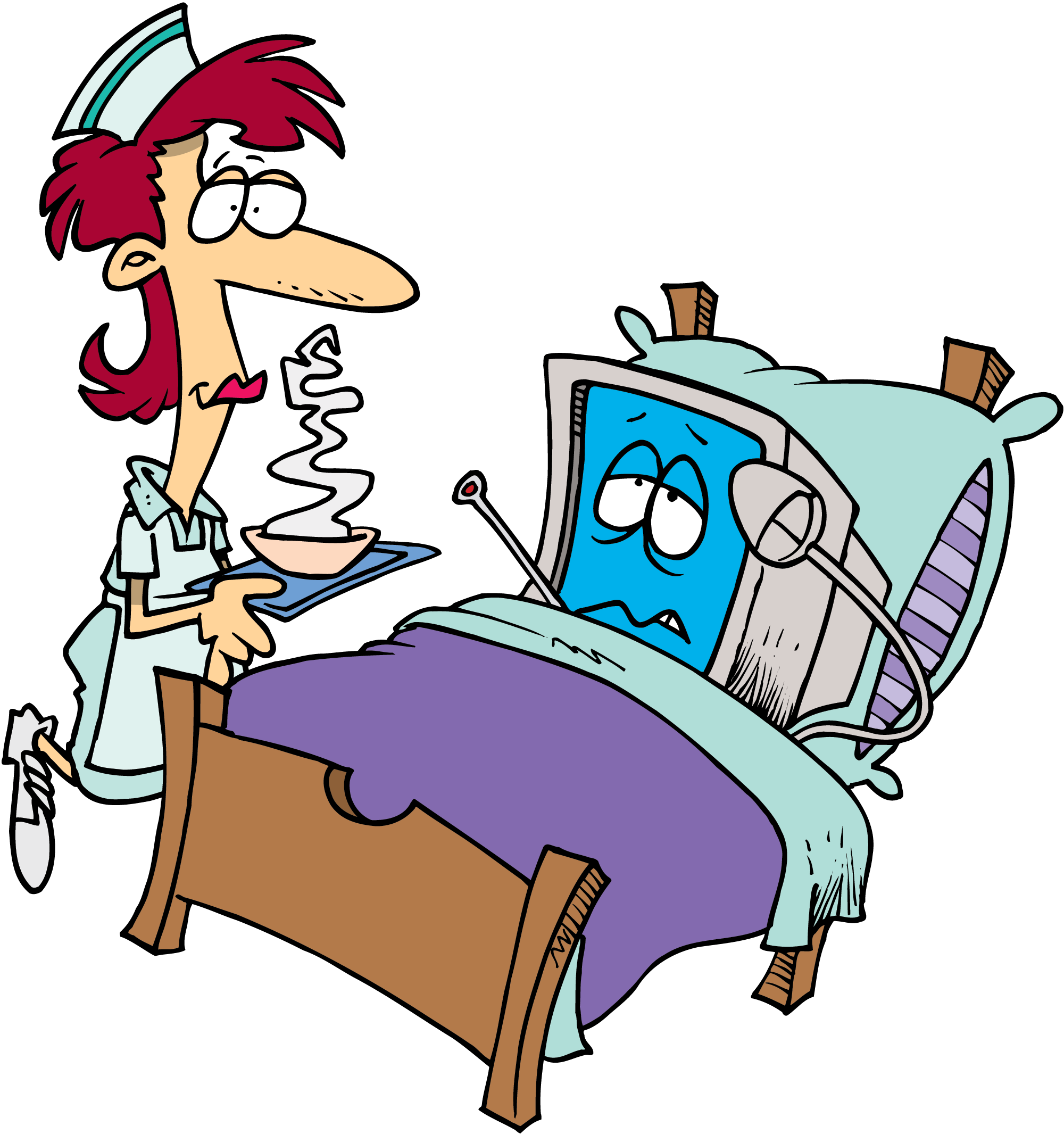 Broken Computer Clipart