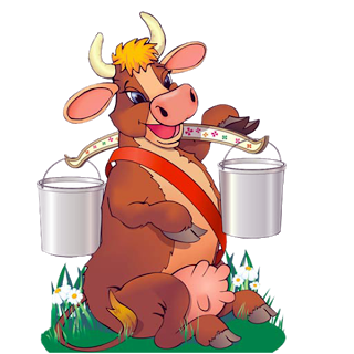 Funny Cartoon Cows - Farm Animal Images