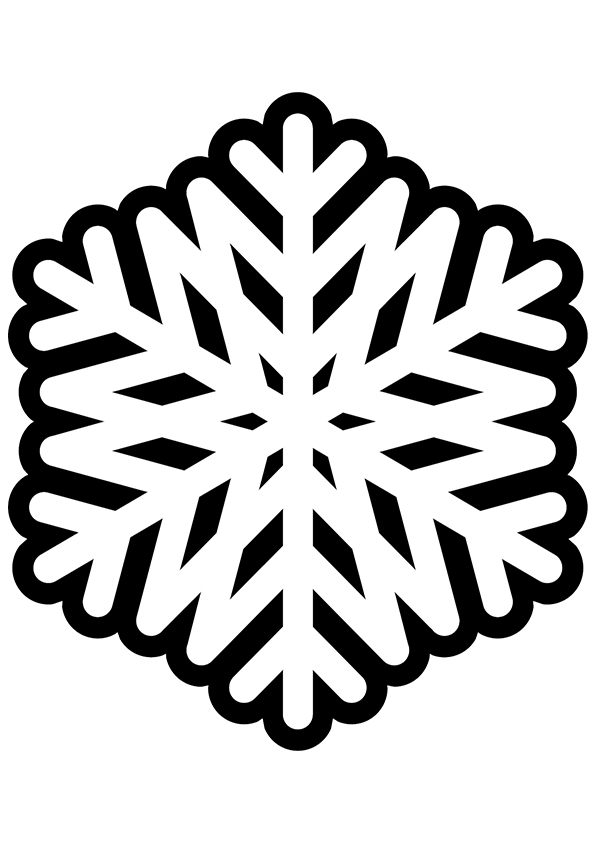 Beautiful Snowflake Clip Art and Coloring Pages that You Can Print