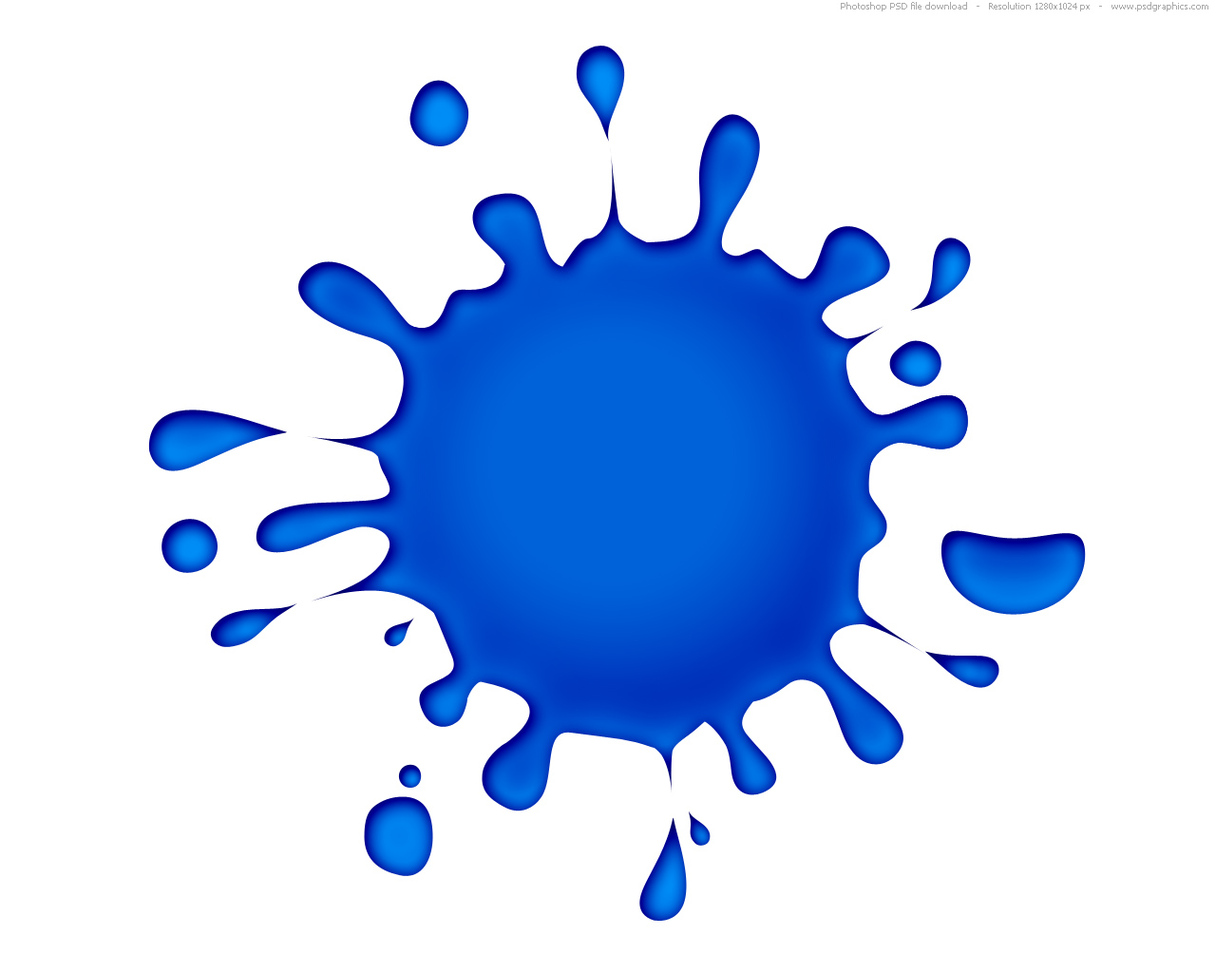 3d Paint Splatter Clipart - Free to use Clip Art Resource