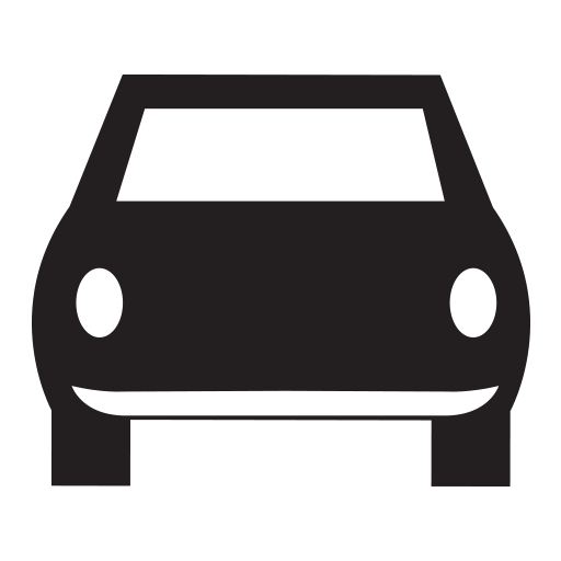 Front facing car clipart