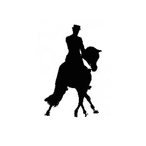 Virtual Horse Graphics - Free Dressage Horse and Rider Clip Art ...