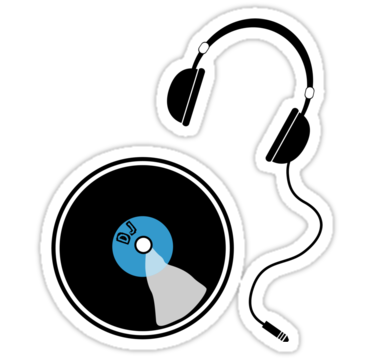 Music DJ" Stickers by Fiona Reeves | Redbubble