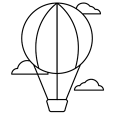 Hot Air Balloon Coloring Pages - Free Printables