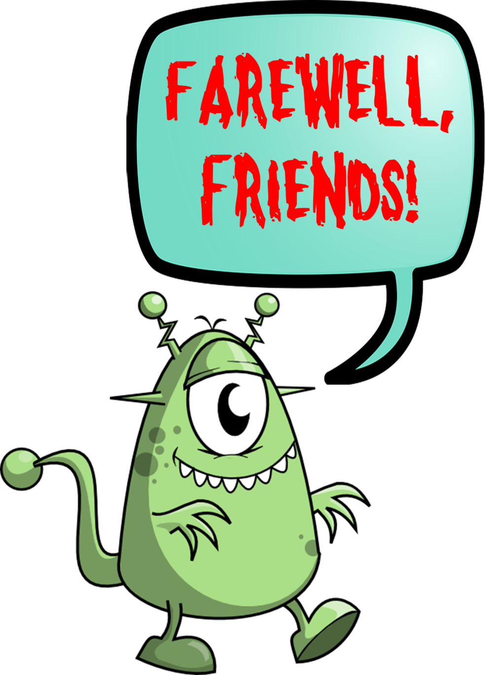 Farewell clip art