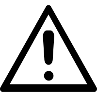 Warning icons