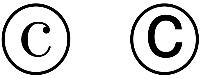 fonts - Why is the \copyright symbol in helvet asymmetric? - TeX ...