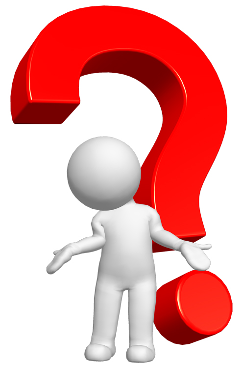 Clipart person with question mark
