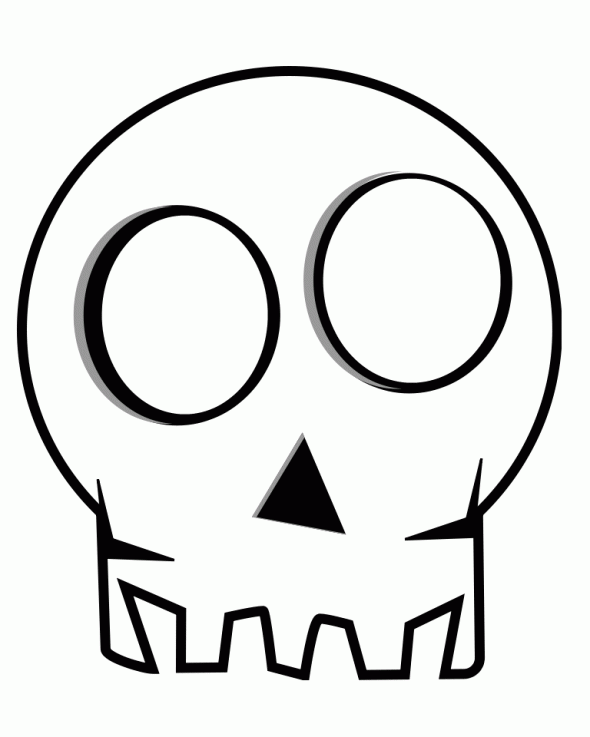 Skull Coloring Pages For Kids Print And Color The Pictures ...