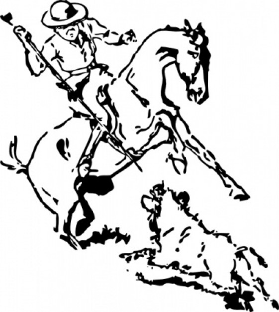 Pig Hunting clip art | Download free Vector