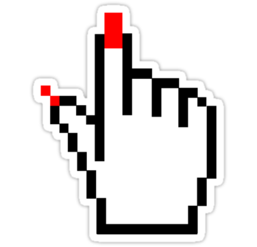 FEMALE COMUTER CURSOR POINTER" Stickers by SofiaYoushi | Redbubble