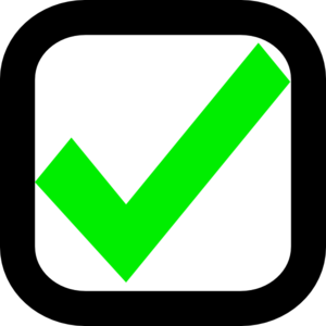 Nxt Checkbox Checked Ok clip art - vector clip art online, royalty ...