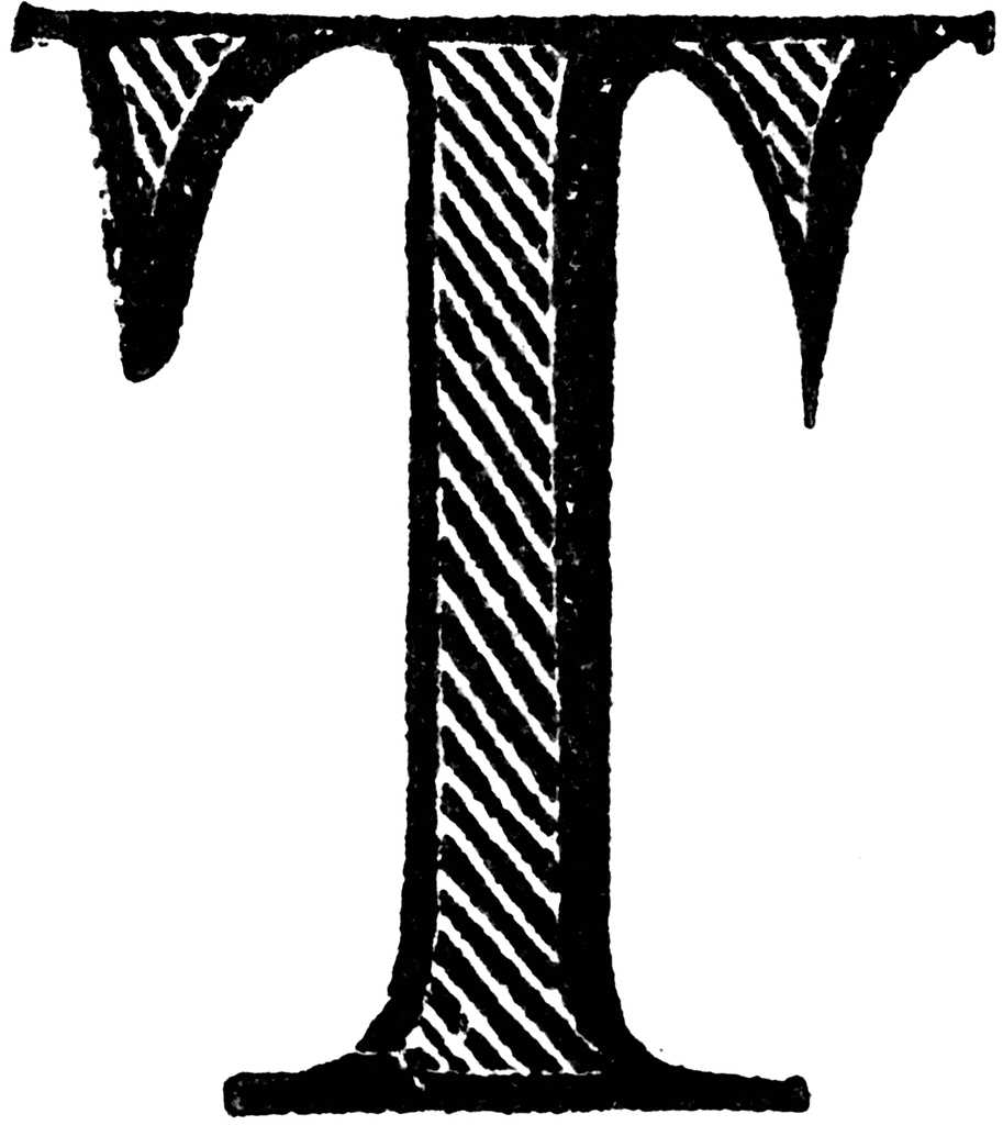 Decorative Letter T Clipart Etc