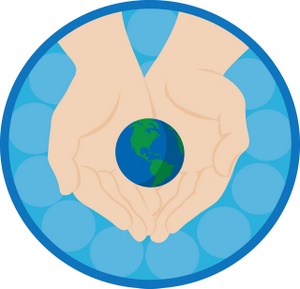 Earth Clipart Image - Hands Holding The Earth